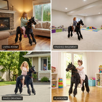 Mechanical riding horse Ponnie Ebony M