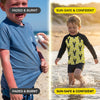 LEMON LOBSTER LONG SLEEVE ZIP RASHIE