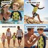 LEMON LOBSTER LONG SLEEVE ZIP RASHIE